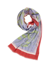 Fable England Catherine Rowe Pet Portraits Pug Lightweight Scarf