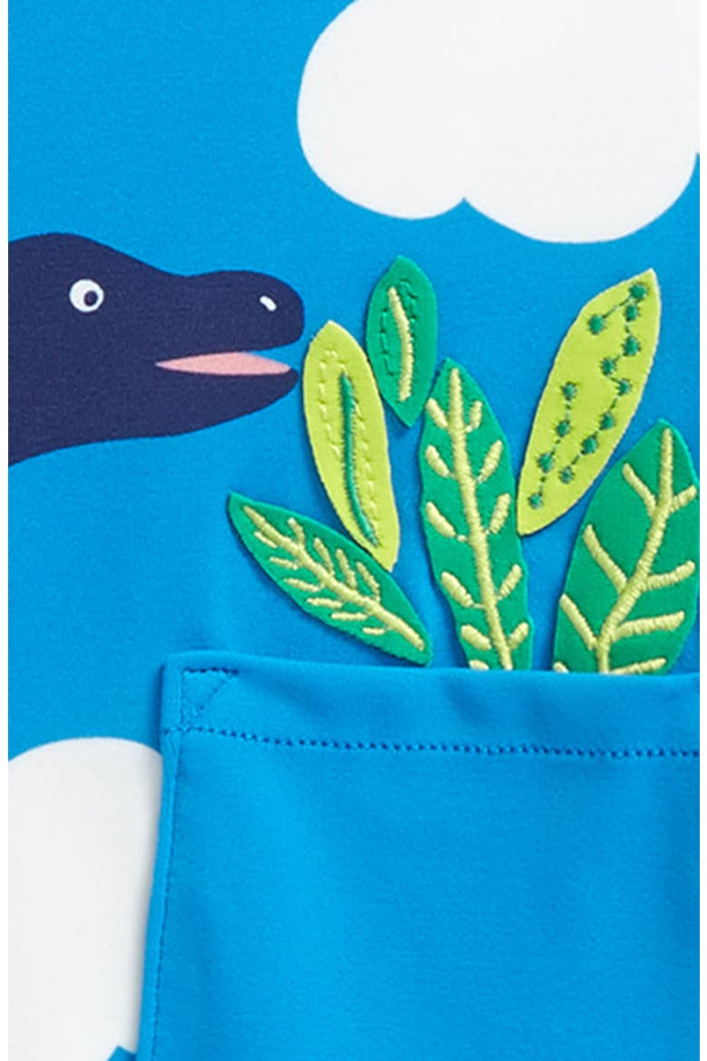 Kids' Surf Suit Two-Piece Rashguard Swimsuit, Alternate, color, BLUE BURST DINO