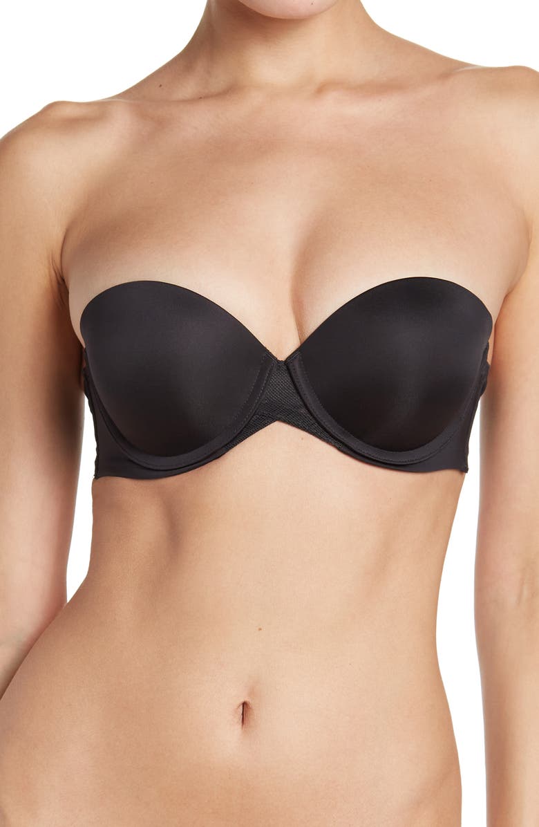 DKNY Litewear Push-Up Strapless Bra, Main, color,