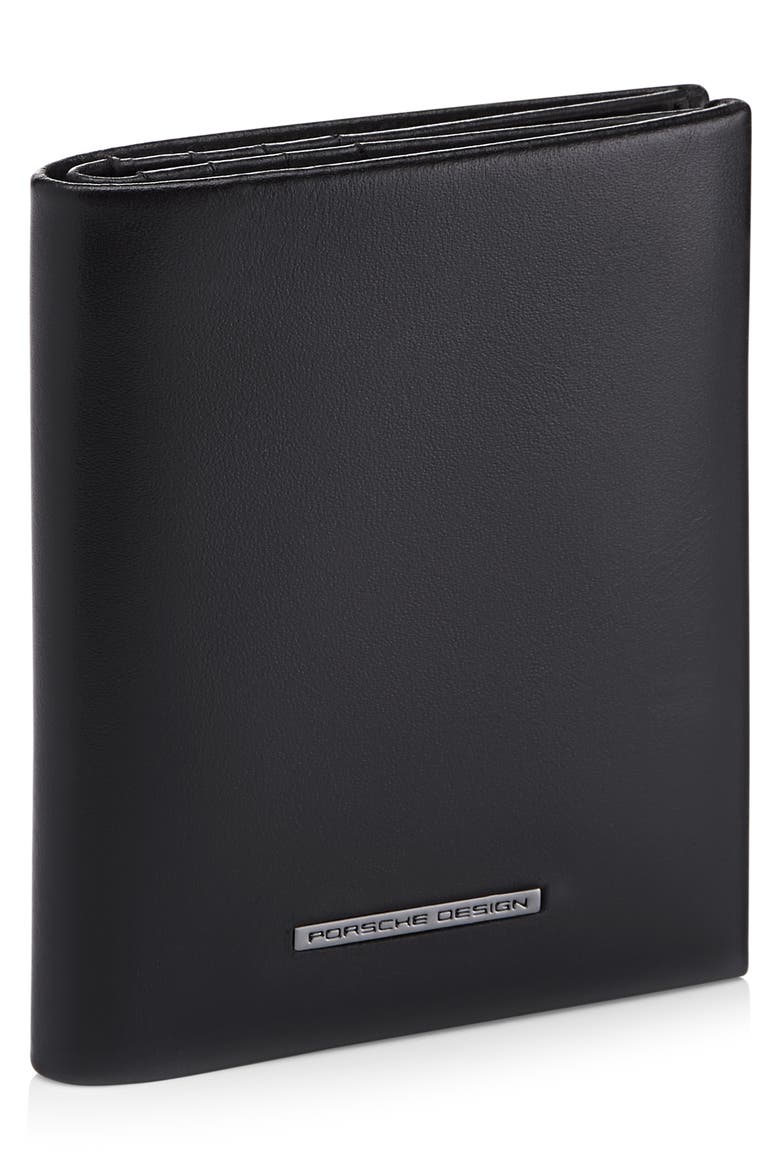 Leather Wallet, Alternate, color, BLACK