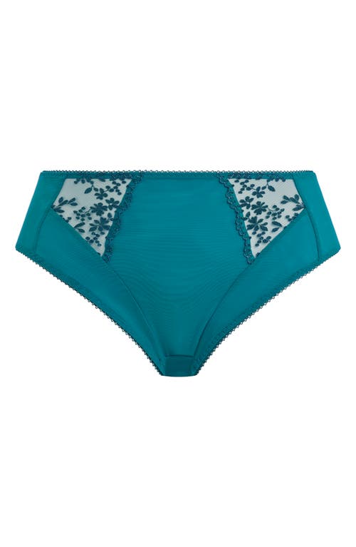 Elomi Zarla High Leg Briefs In Ocean Depths