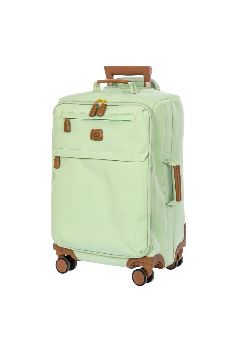 Volterra Softside 21" Carry On Spinner Luggage, Alternate, color, Green