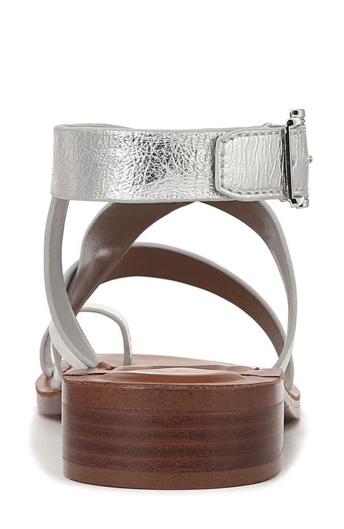 Franco Sarto Ina Toe Loop Sandal In Silver