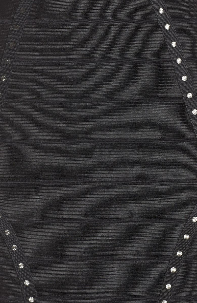 French Connection Embellished Bandage Dress, Alternate, color, 