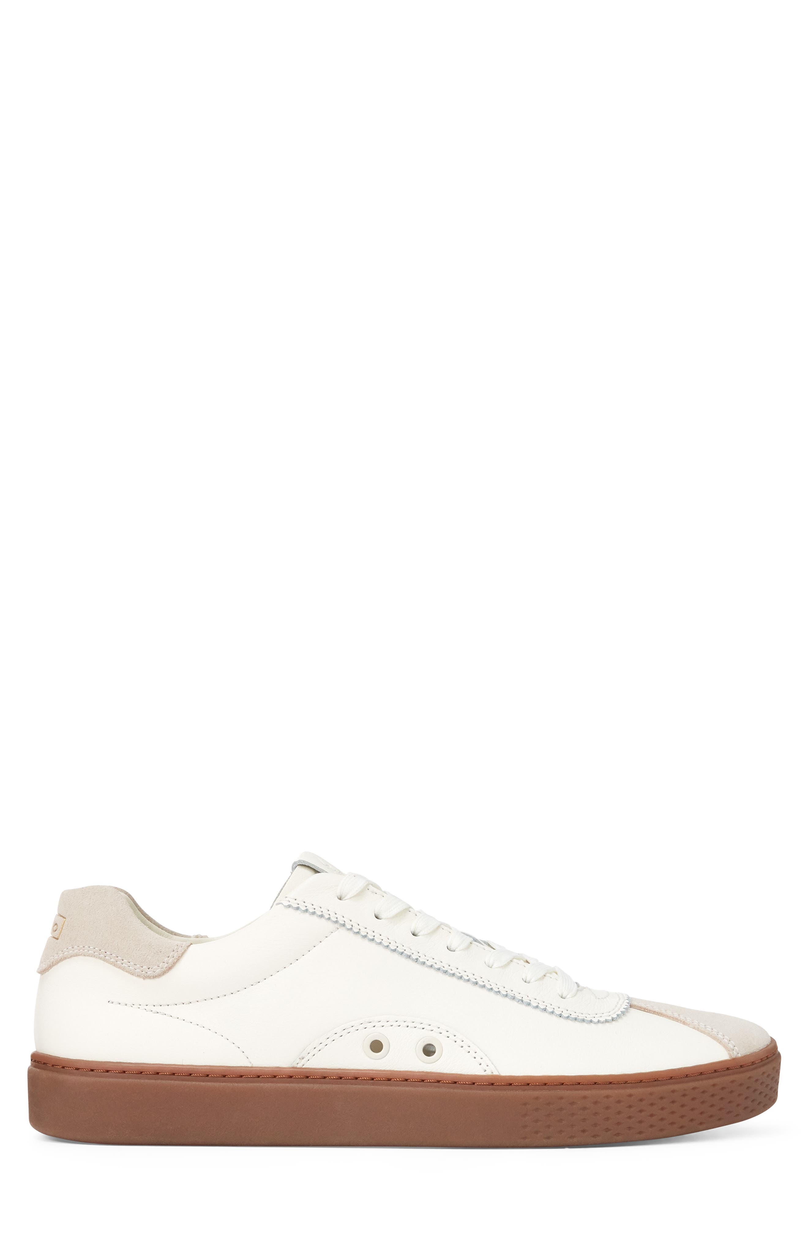 Court 100 LUX Sneaker, Alternate, color, EGRET LEATHER