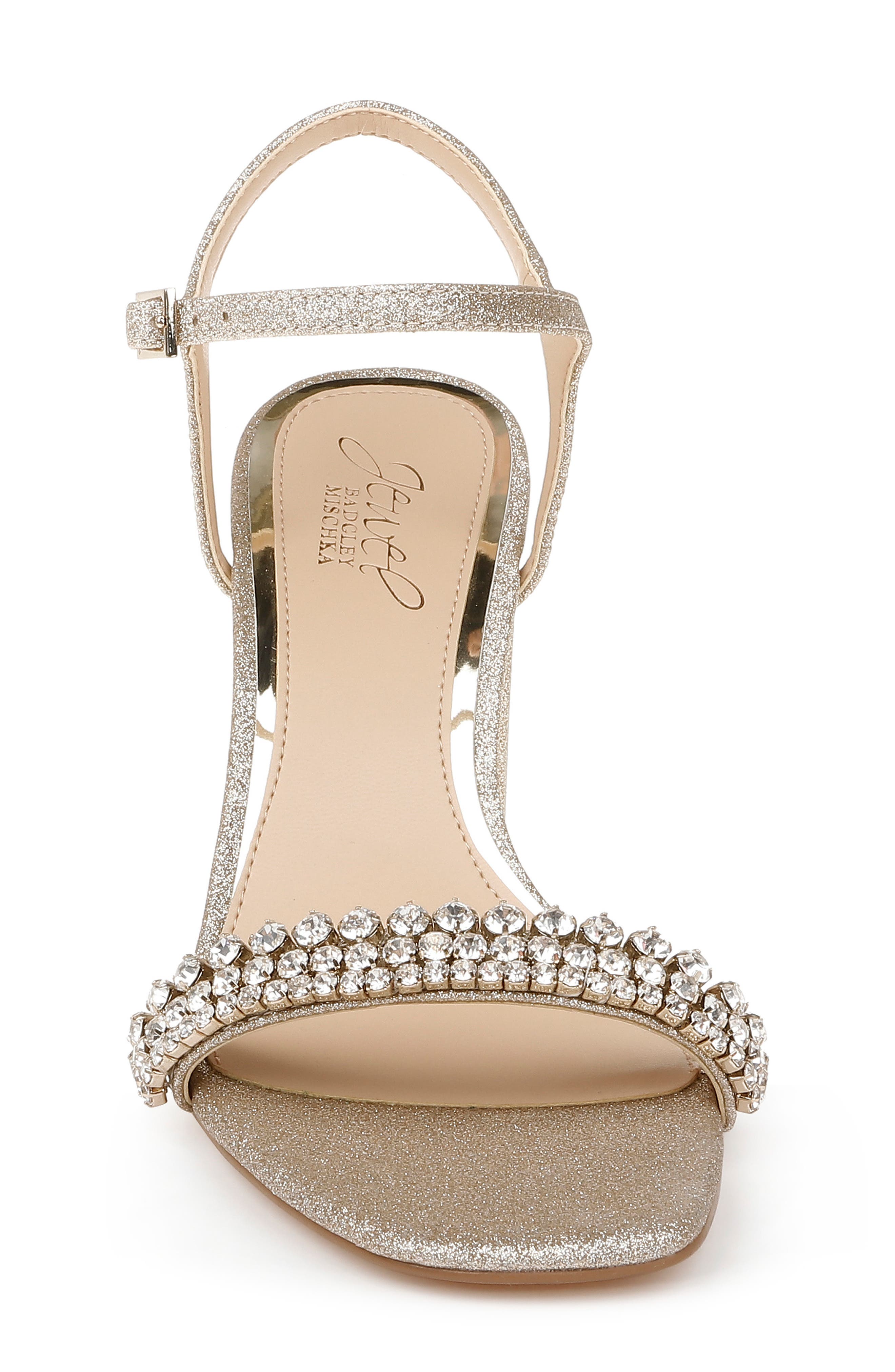 Lori Ankle Strap Sandal, Alternate, color, LIGHT GOLD