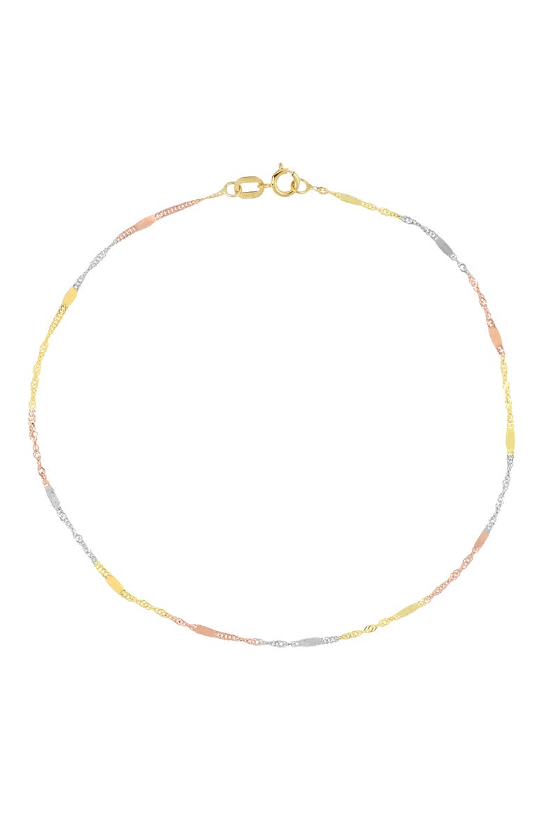 Kids' 14K Gold Anklet (Nordstrom Exclusive), Main, color, 14K YELLOW GOLD