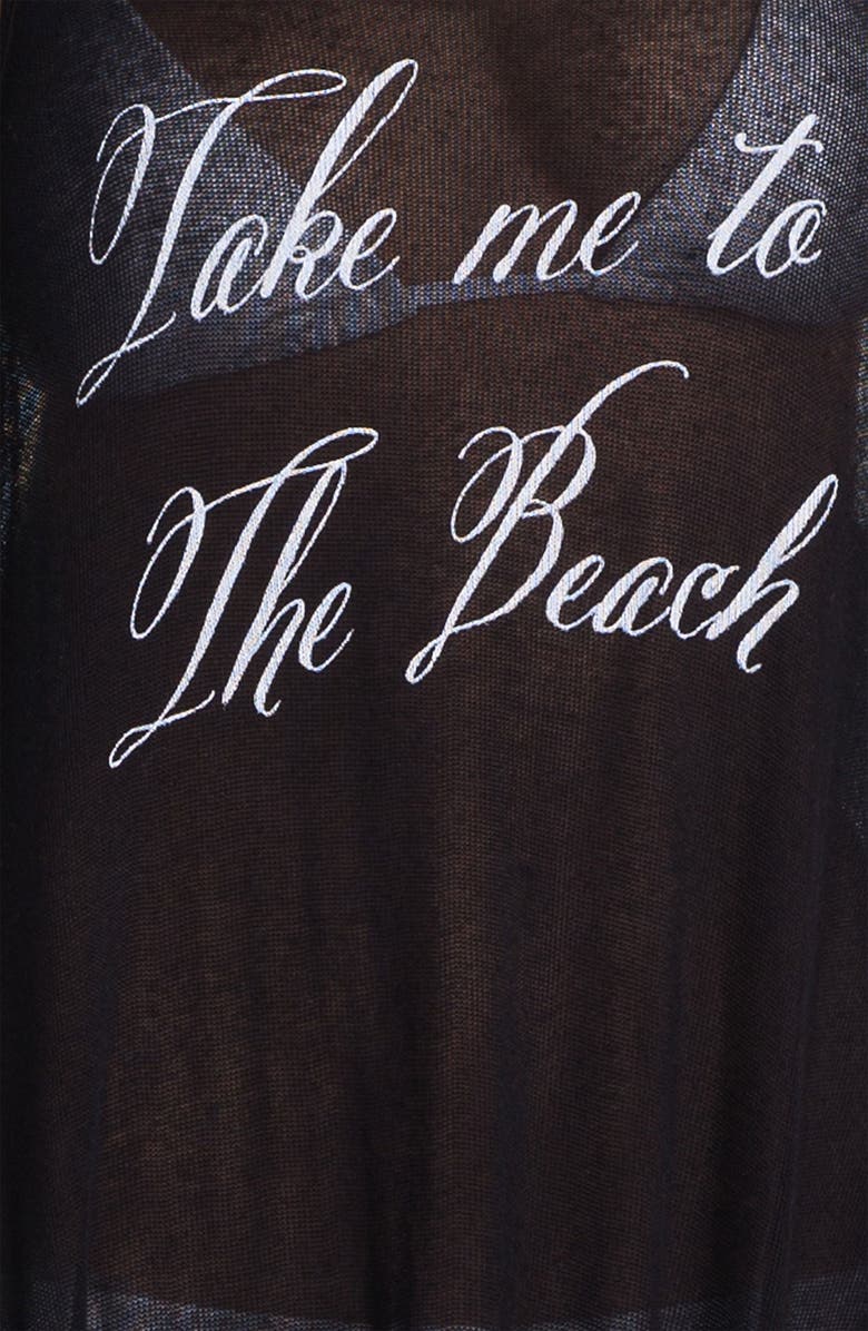 Wildfox 'Take Me to the Beach' Cover-Up, Alternate, color, 