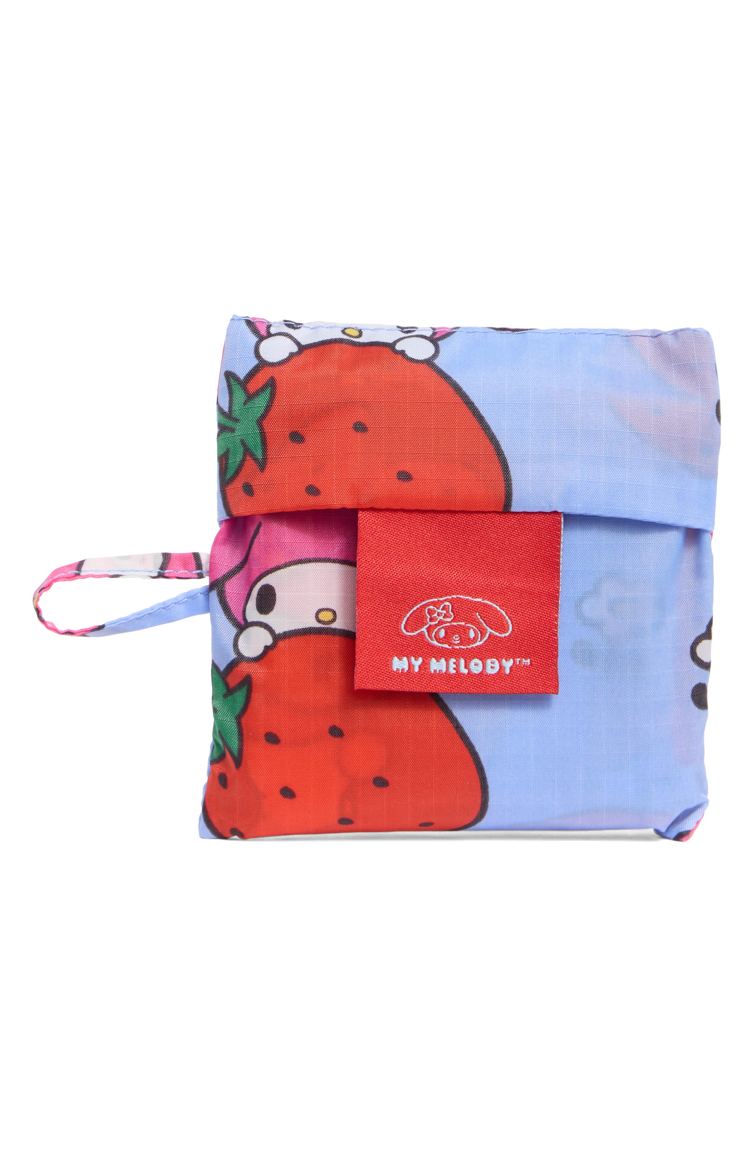 Baby Recycled Nylon Reusable Tote Bag, Alternate, color, MY MELODY STRAWBERRY