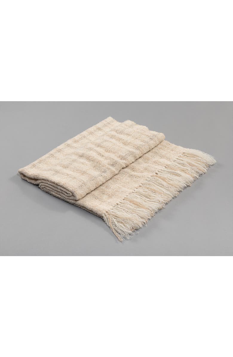 Allpa Handwoven Boucle Alpaca Throw, Alternate, color, Beige