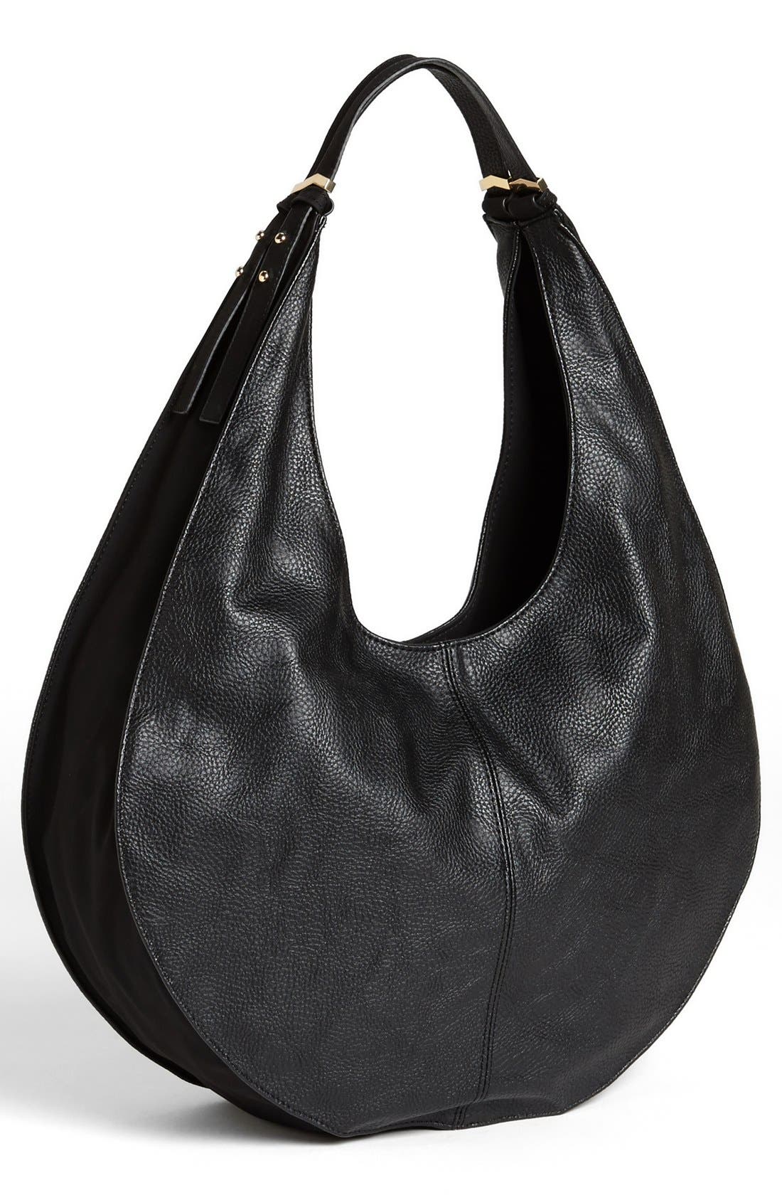 French Connection Double Handle Hobo, Medium, Main, color, 