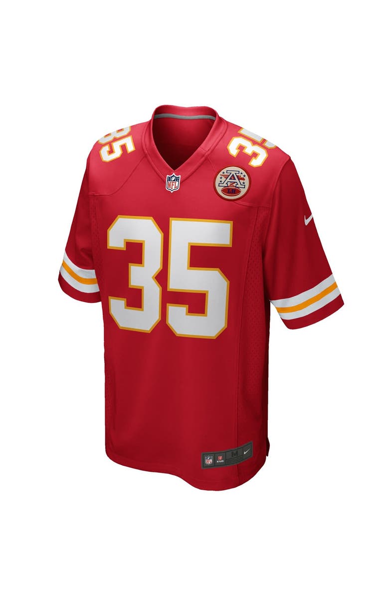 Nike Men's Nike Christian Okoye Red Kansas City Chiefs Game Retired Player Jersey, Alternate, color, 