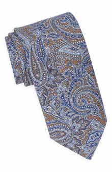 David Donahue Paisley Silk Tie