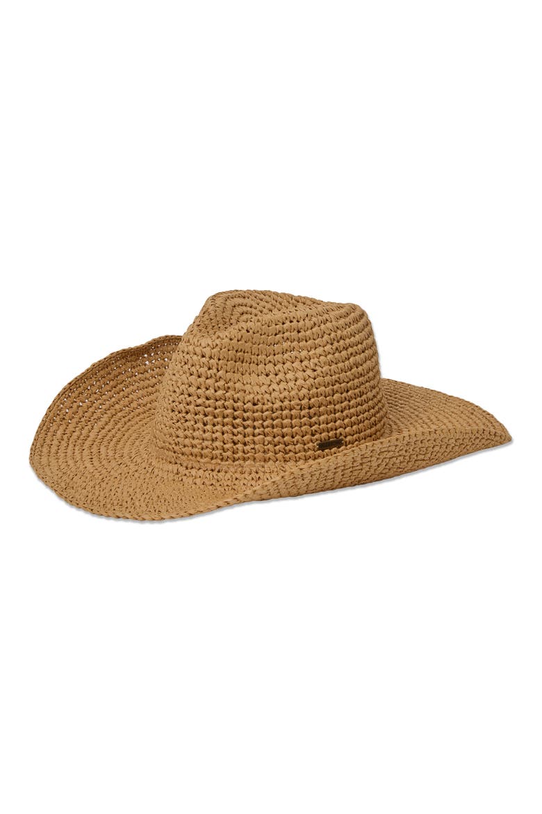 Take It West Straw Hat, Main, color, NATURAL