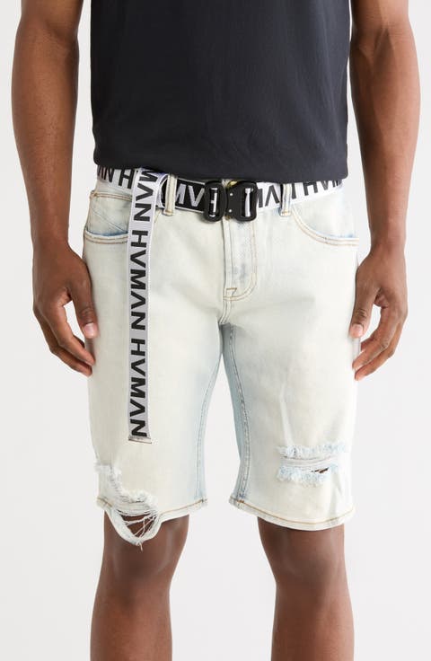 Mero Slim Stretch Shorts (Zephyr)