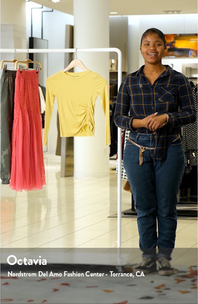 Kids' Side Ruched Long Sleeve Top, sales video thumbnail