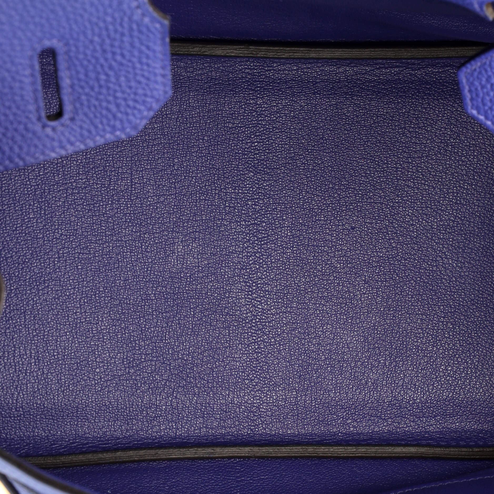 Pre-Owned Hermes Birkin Handbag Blue Togo with Gold Hardware 30, Alternate, color, Bleu Royal