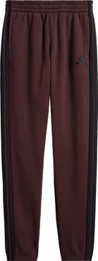 adidas Kids' 3-Stripe Cotton Blend Joggers