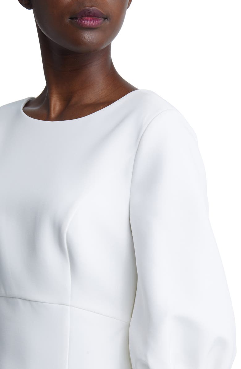 Ever New Sasha Bow Open Back Long Sleeve Minidress, Alternate, color,