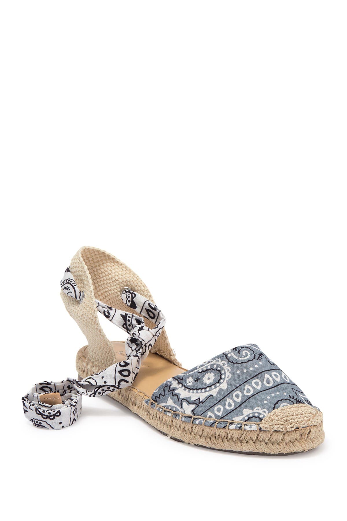 Nine West Meow Bandana Espadrille Flat, Main, color, 