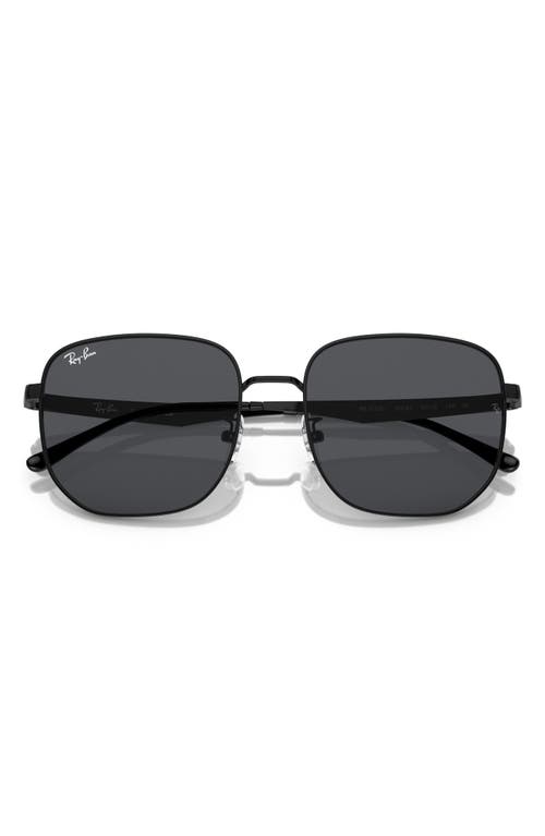 Ray Ban Ray-ban 57mm Irregular Sunglasses In Gray