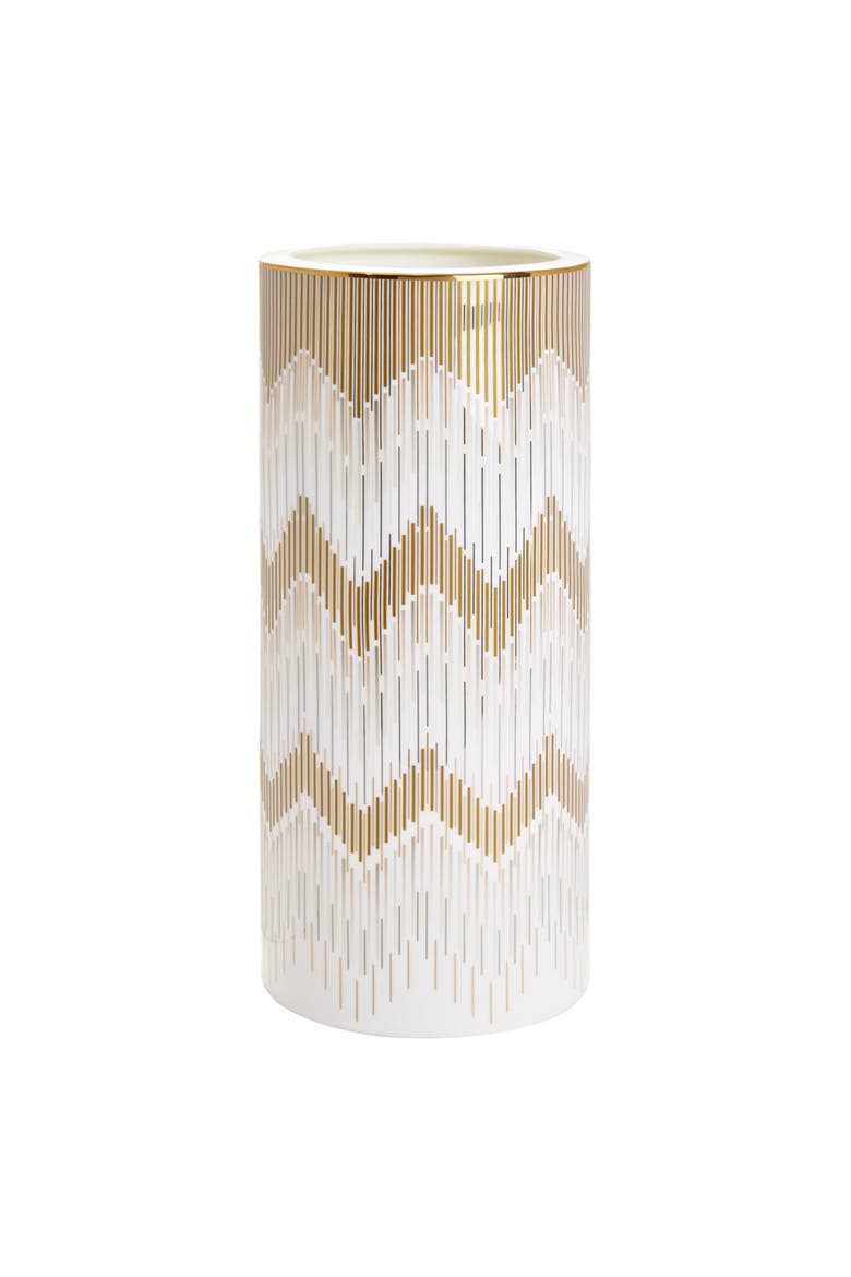 Luminous 14 Inch Tall Vase, Main, color, White