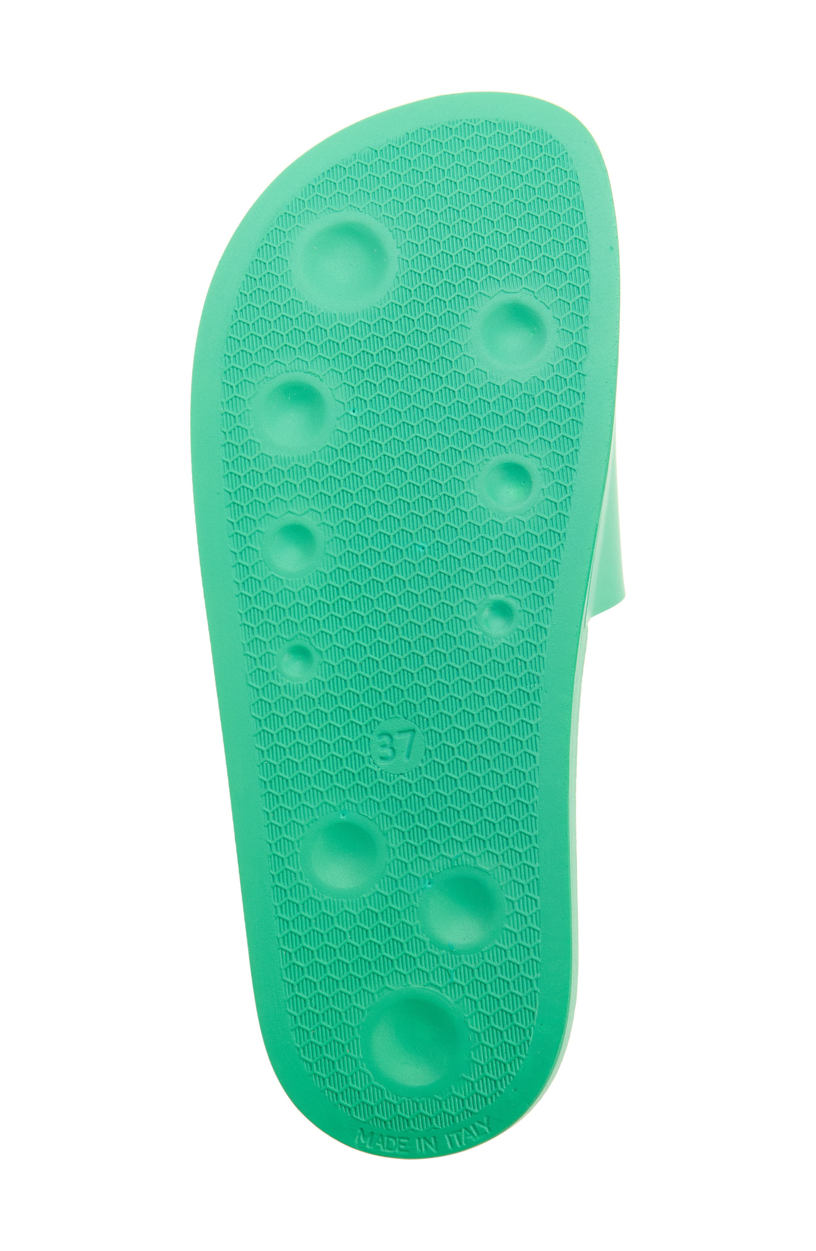 Off-White Logo Pool Slide Sandal, Alternate, color, Green No Color