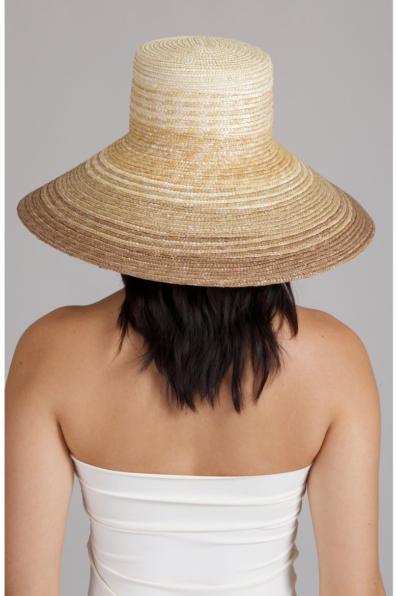 Mirabel Straw Sun Hat, Alternate, color, IVORY/ NATURAL/ CARAMEL/ FAWN