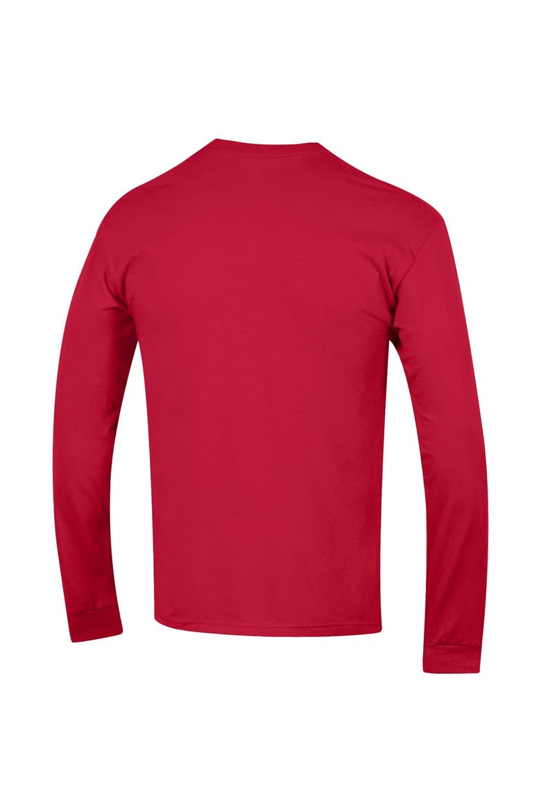 Men's Champion  Red Kansas City Chiefs Seal Long Sleeve T-Shirt, Alternate, color, Red