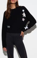 Spiritual Gangster Stars Tate Cotton Crop Sweater