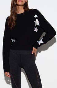Spiritual Gangster Stars Tate Cotton Crop Sweater