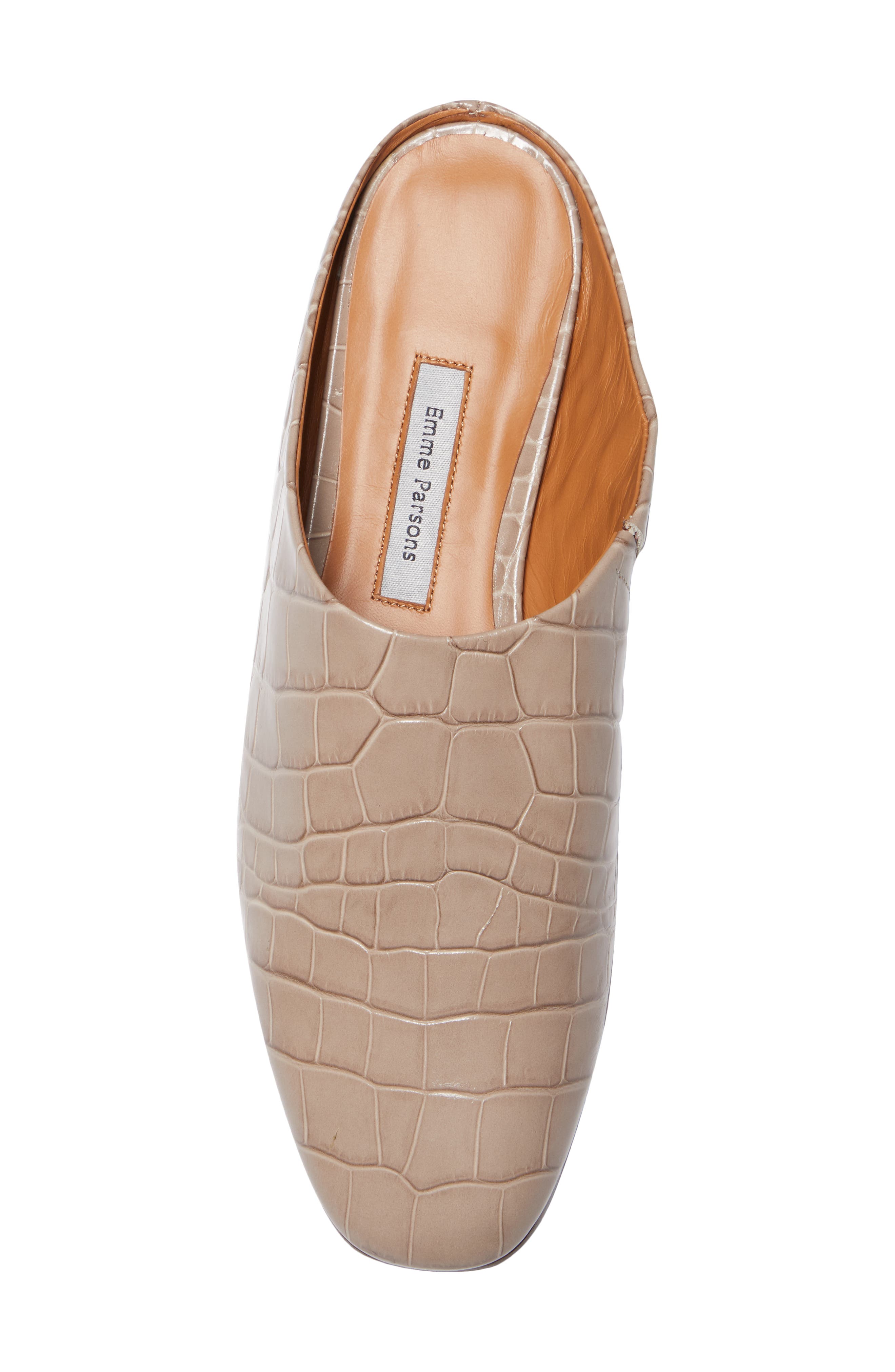 Emme Parsons Glider Croc Embossed Mule, Alternate, color, 