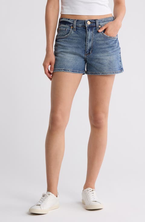 High Waist Denim Shorts