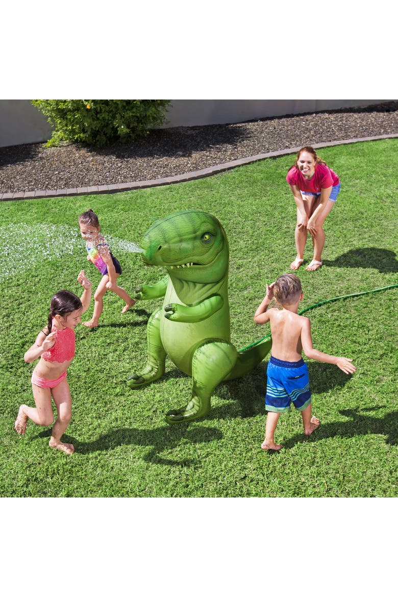 Inflatable Dinomite Sprinkler, Alternate, color, Green