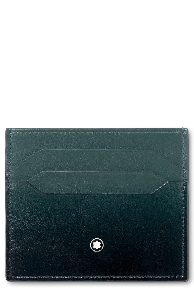 Montblanc Meisterstück Leather Card Case, Main, color, 