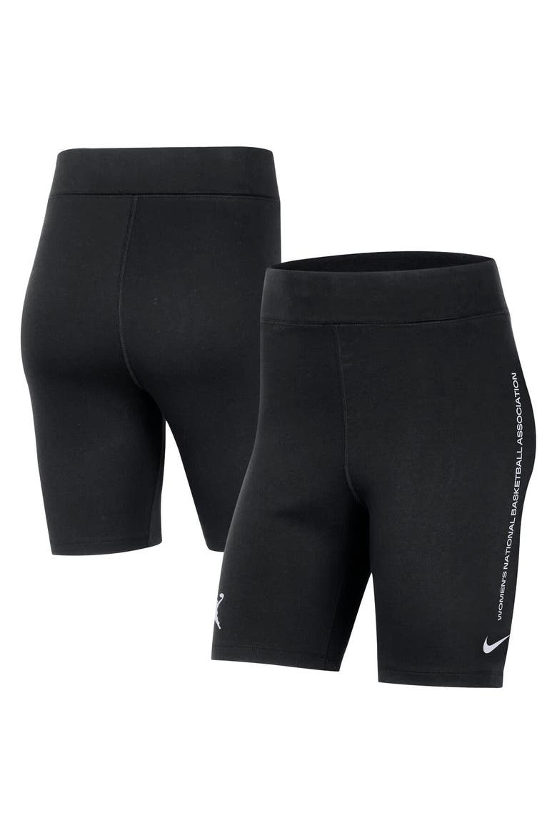 Women's Nike Black WNBA Team 13 Tri-Blend 8" Biker Shorts, Main, color, Black
