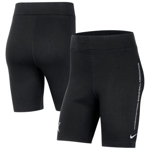 Women's Nike Black WNBA Team 13 Tri-Blend 8" Biker Shorts