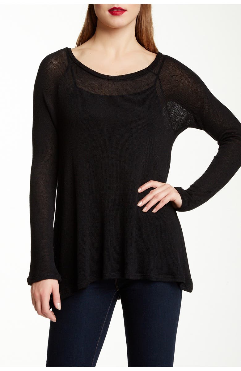 Valette Scoop Neck Long Raglan Sleeve Sweater, Main, color,