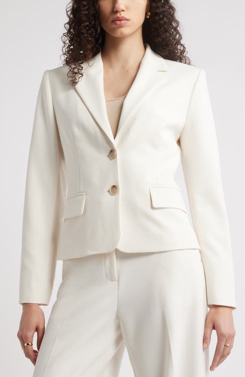 Nordstrom Slim Fit Blazer In Ivory Tofu