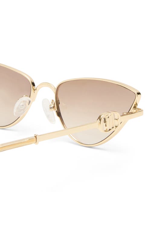 LE SPECS LE SPECS THE SOIREE 60MM MIRRORED CAT EYE SUNGLASSES 