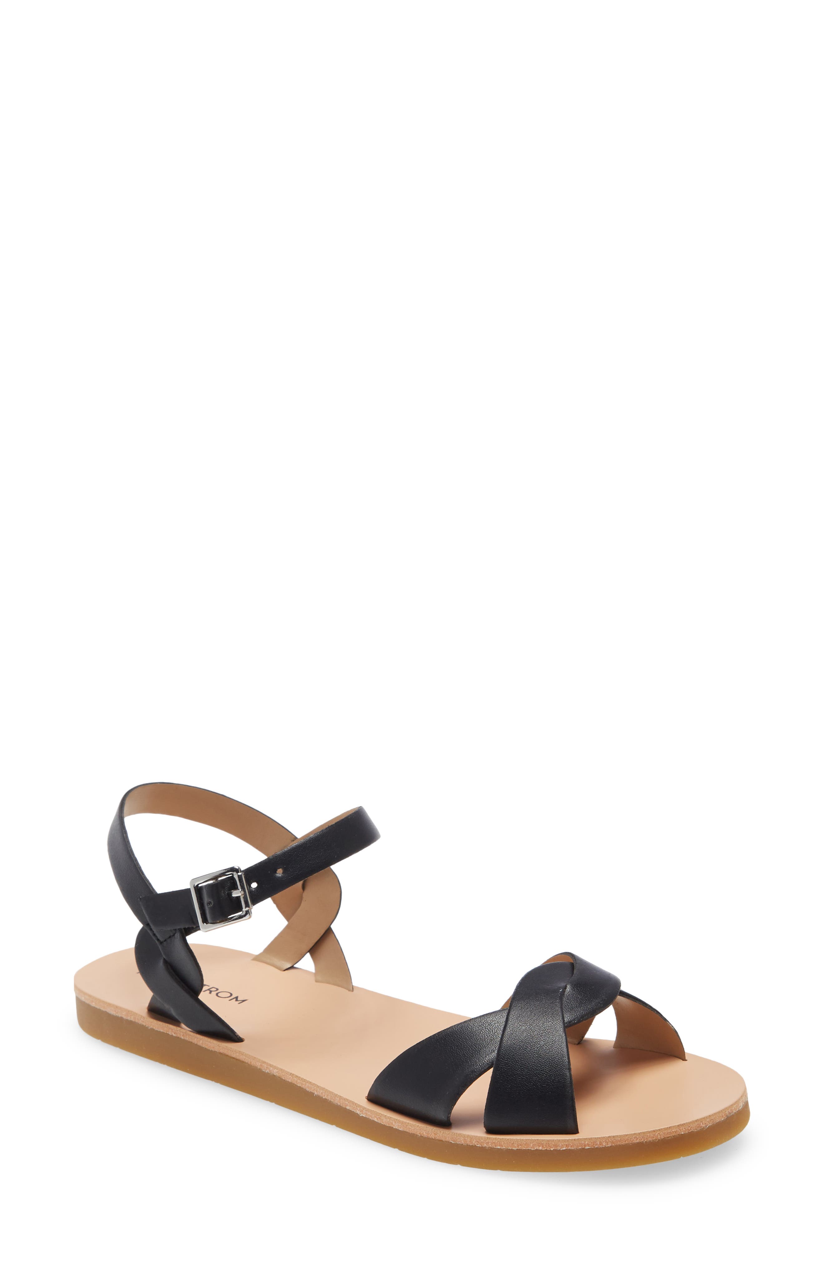 Nordstrom Sadee Flat Sandal, Main, color, 