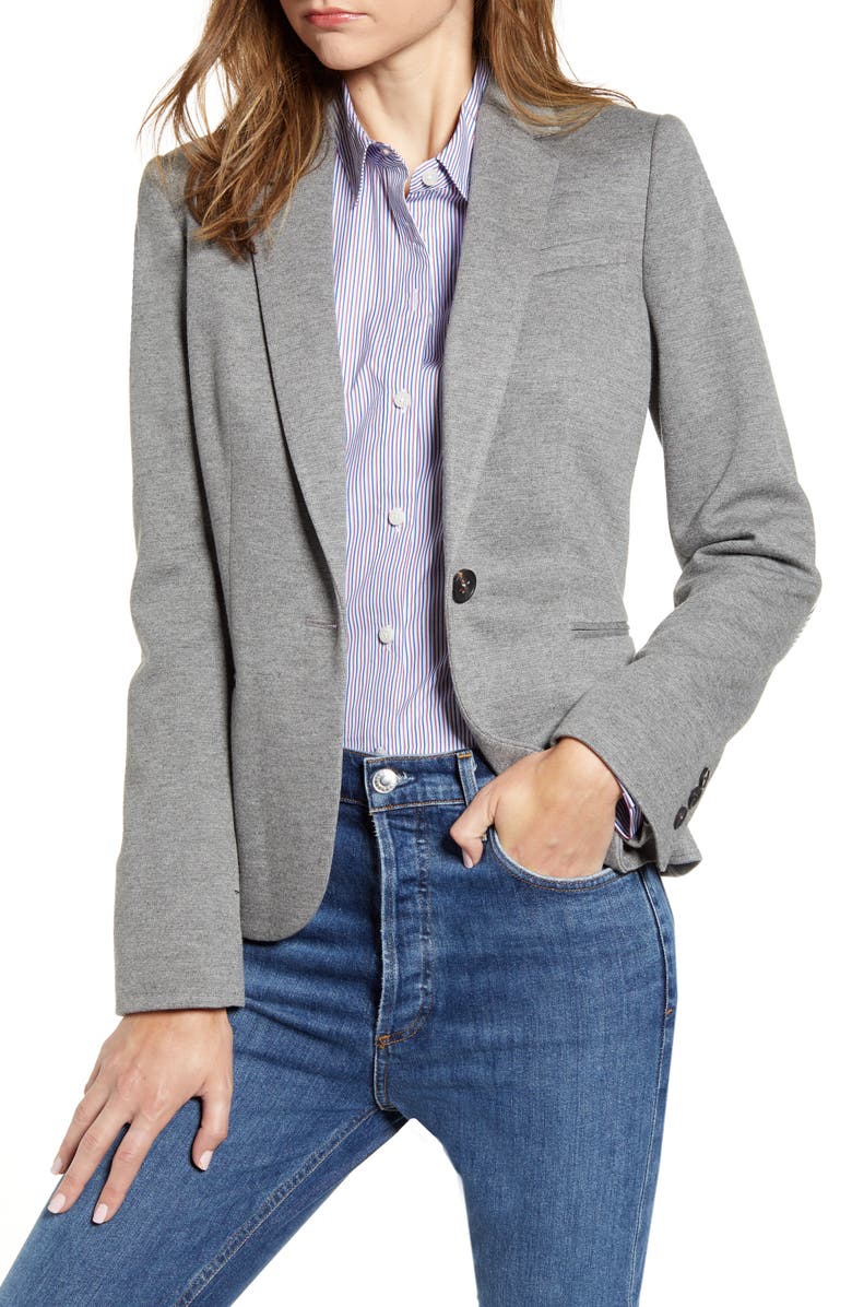Tommy Hilfiger Elbow Patch Blazer, Main, color, 