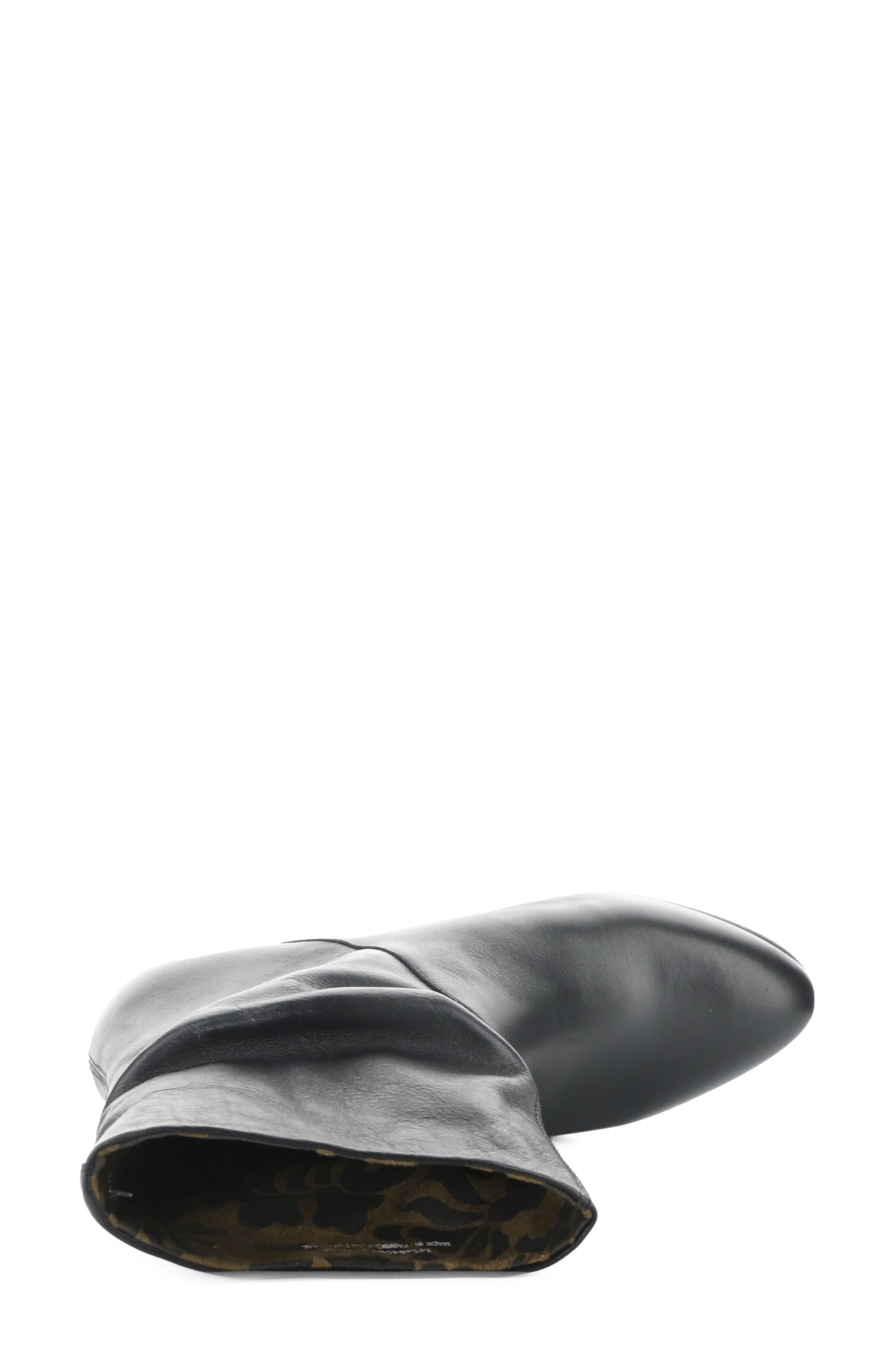 Pulk Almond Toe Bootie, Alternate, color, BLACK
