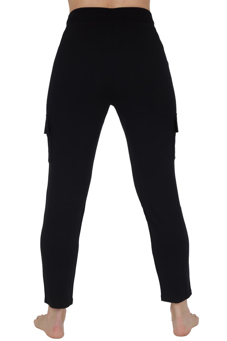 Terry Fleece Jamie Tapered Joggers, Alternate, color, BLACK