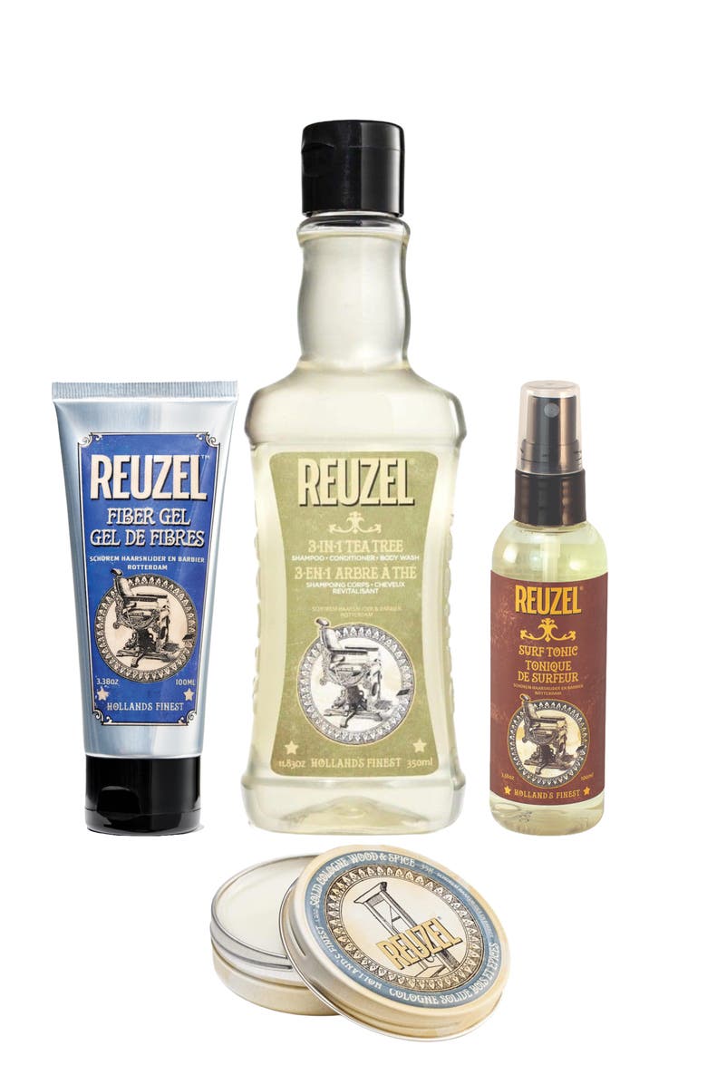 REUZEL Hair & Cologne Balm Try Me Kit, Main, color, NO COLOR