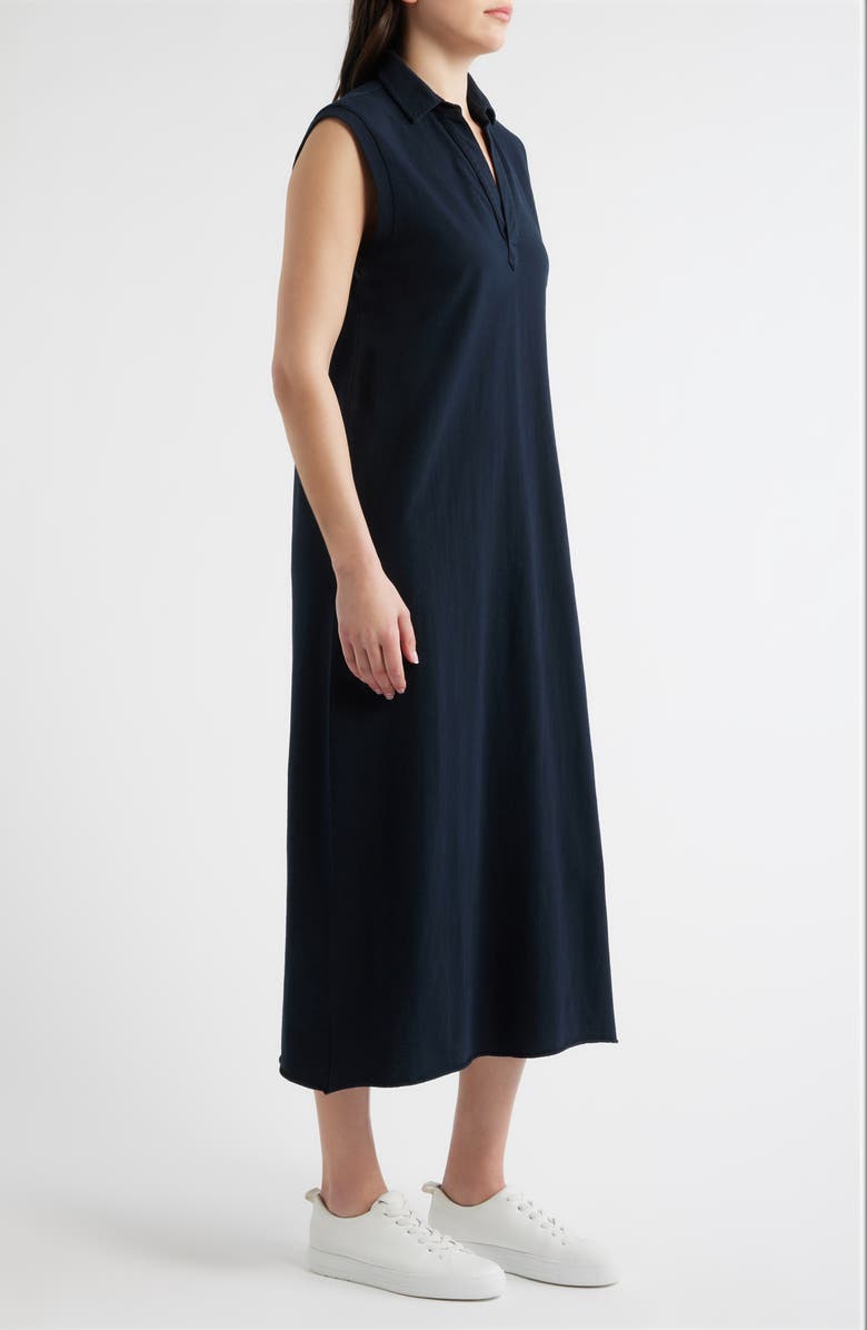 Frank & Eileen Lillian Polo Maxi Dress, Alternate, color, British Royal Navy