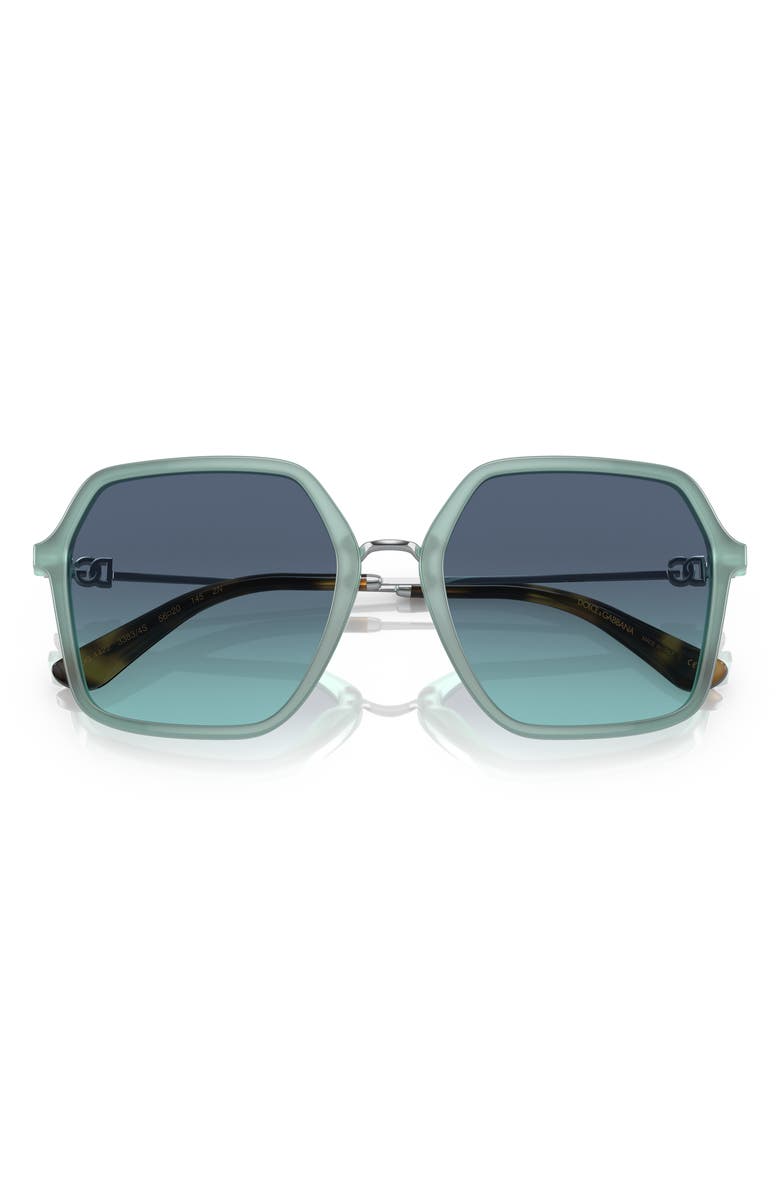 Dolce&Gabbana 56mm Square Sunglasses, Alternate, color, 