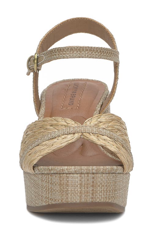 LUCKY BRAND LUCKY BRAND MARRIKA ANKLE STRAP PLATFORM SANDAL 