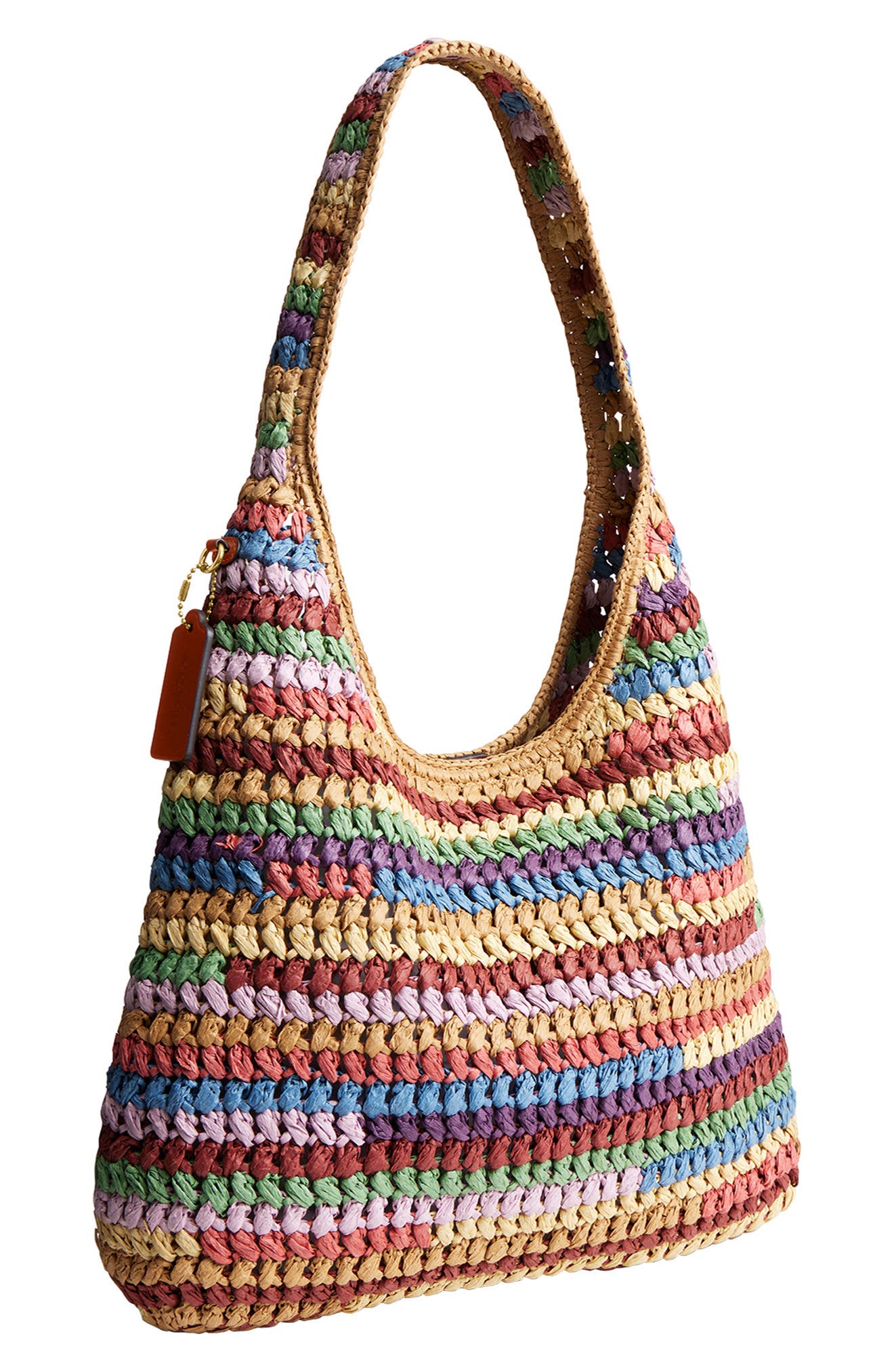 COACH Brooklyn 34 Shoulder Bag, Alternate, color, Multi Brown