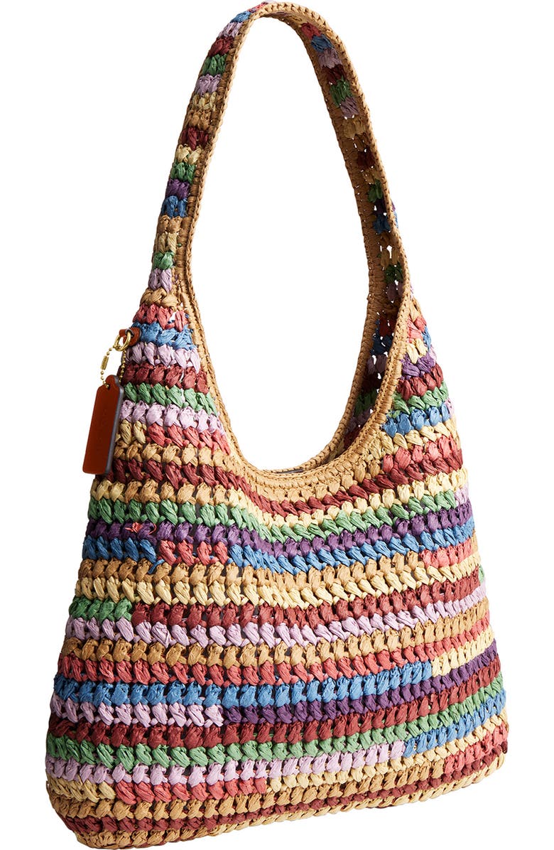 COACH Brooklyn 34 Shoulder Bag, Alternate, color, Multi Brown